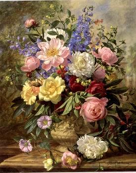 unknow artist Floral, beautiful classical still life of flowers.093 china oil painting image